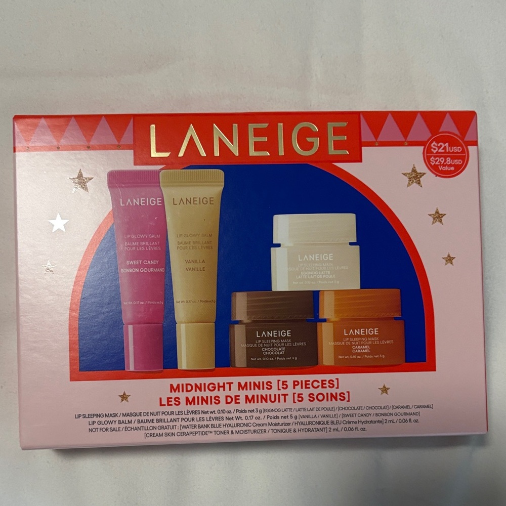 LANEIGE Midnight Minis Skincare Set of 5
